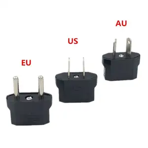 Europese Euro Eu Plug Adapter 2 Pin Us Brazilië Italië Naar Europa Duitse Travel Power Type C Outlet Socket