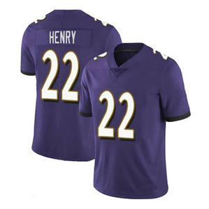 Maillots de football pour hommes Baltimore 0 Smith 8 Lamar Jackson 22 Derrick Henry 4 Flowers 14 Hamilton Maillots de football cousus édition limitée - Product Image 4