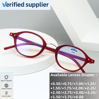 Lunettes de lecture personnalisées en gros, anti-lumière bleue, pour usage quotidien au bureau, légères, fines, ovales, presbytie +2.25 / +3.00
