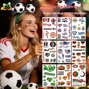 Exclusivo Transfronterizo para Fanáticos <span class=keywords><strong>de</strong></span> las Banderas, Protección Ambiental, Evento Deportivo, <span class=keywords><strong>Tatuaje</strong></span> Temporal <span class=keywords><strong>de</strong></span> Cuerpo Completo con Impresión por Transferencia <span class=keywords><strong>de</strong></span> Agua - Product Image 4