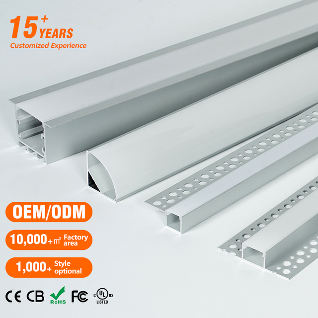 EU Direct Delivery Surface Mounting Linear Lighting Profil Channel Housing Aluminum Profile LED Strip Light