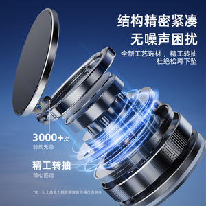 Magsafe Magnetic Car Phone <b>Holder</b> For Dashboard 360 Degree Rotation Metal Mount For Apple <b>IPhone</b> - Product Image 1