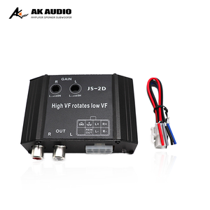 JS-2D High to Low Level <strong>Audio</strong> Converter with <strong>RCA</strong> <strong>Output</strong> for 12V Universal Car Stereo Speaker System - Product Image 2