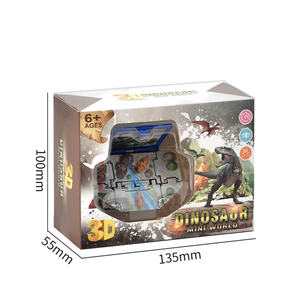 <span class=keywords><strong>Mini</strong></span> dinosauro promozionale per bambini 3D World Popping libro pieghevole apprendimento giocattoli Pop-Up con portachiavi per bambini - Product Image 6