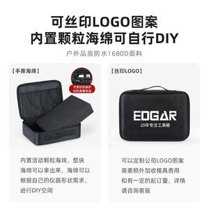 Estuche para cámara Edgar 1680D de tela Oxford impermeable con protección de esponja de 360 grados para cámaras DSLR, SLR y sin espejo. - Product Image 3