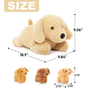 Paquete de Peluches de Perros de la Familia Canina <span class=keywords><strong>con</strong></span> un Perro Grande Acostado y Tres Mini Peluches de Mascotas, Juego de Juguetes de Peluche Suaves, Fabricante Personalizado OEM - Product Image 3
