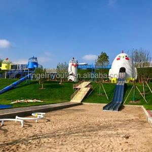 Equipo de Juegos Interior Sin Motor, Juego de Toboganes para Niños, Tobogán de Plástico Comercial y Torre de Escalada para Parque - Product Image 2