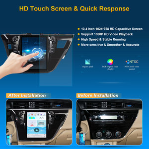 Estéreo para Auto Android de 10.4 Pulgadas para Toyota Corolla 2013- con Pantalla Táctil IPS, Radio de 8 Núcleos, CarPlay Inalámbrico, Unidad Principal Android, Audio DSP - Product Image 2