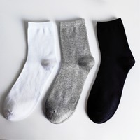 Chaussettes de cheville en coton Jiayao pour enfants, jeunes, hommes et femmes, vente en gros et au détail, douces, respirantes, écologiques, avec revers, logo personnalisé, couleur unie
