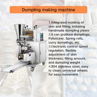 Équipement commercial pour la fabrication de raviolis avec coupeur à bol, mélangeur à pâte et ligne de production automatique de raviolis pour restaurants