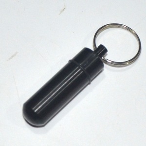 Mini kim loại Viện trợ đầu tiên Keychain Pill hộp kim loại viên nang với vòng chìa khóa mới xách tay không thấm nước Mini Nhôm Pill trường hợp - Product Image 5