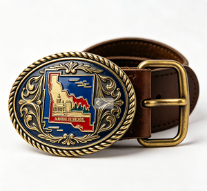 Hebillas de Cinturón Personalizadas al por Mayor de Aleación de Zinc con Esmalte Suave, Temas de Música y Hadas, para Regalos Promocionales del Día Nacional y Navidad - Product Image 2