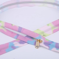 Personalizado 3 #   5 #   8 #   Cremallera de nailon de lujo ecológica con deslizador metálico de cadena larga para bolsos de ropa, accesorios de costura, cremalleras a granel DIY
