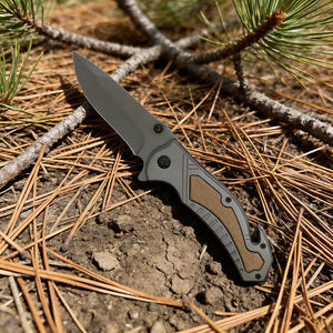 Couteau de survie tactique pliable pour le camping, couteau de poche tactique pour la chasse, le camping et les activités de plein air, en acier inoxydable - Product Image 1