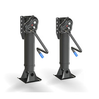 Pieds de levage robustes en acier pour semi-remorques et camions