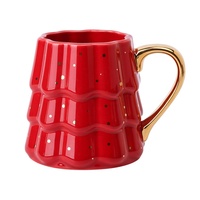 Tasses de Noël en céramique de luxe 2026, assorties pour couple, résistantes aux hautes températures et compatibles micro-ondes, pour les amateurs de Noël