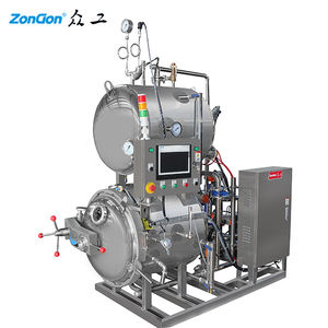 200-литровый малогабаритный пилотный автоклав-реторт для пробной стерилизации на производственных предприятиях, пищевых и напиточных фабриках, с функцией распыления воды - Product Image 2