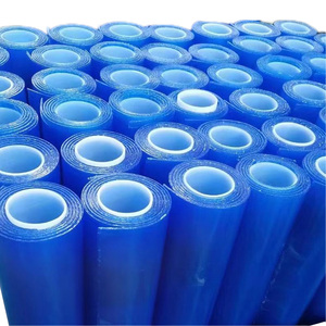 Self Adhesive Sheet Coating Gel Pad Die Cut Double Sided Tape Dots Blue Reusable Washable Silicon Sticky Mat