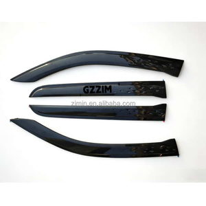 Protector de Lluvia para Puerta de Coche de Plástico PMMA Negro, Visera Solar para Ventanas Laterales, Deflector de Viento para Toyota Hilux Travo 2016 - Product Image 3