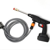 Pistolet de lavage de voiture haute pression 22 bars en ABS, nettoyeur de voiture électrique domestique, buse d'arrosage, nettoyeur de voiture à batterie au lithium