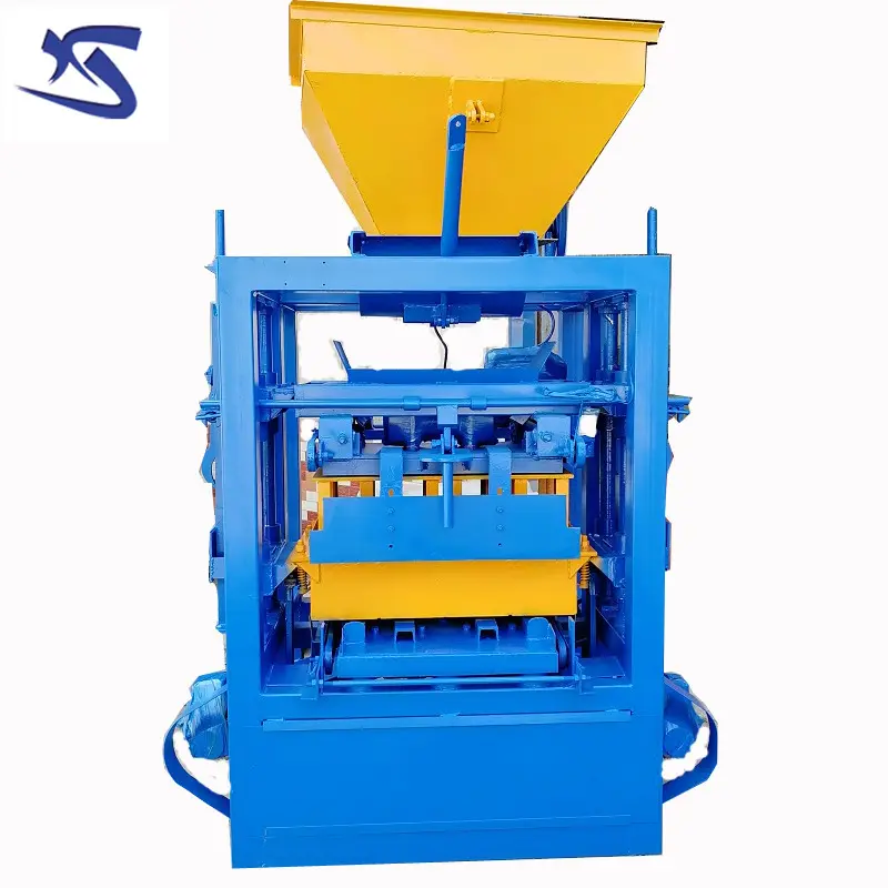 Máquina de fabricación de bloques de hormigón hueco, qt4-24 de alta calidad, gran oferta