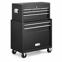 Coffre à outils roulant à 7 tiroirs avec armoire de rangement, boîte à outils en acier robuste sur roues pour garage, atelier, réparation automobile, OEM ODM