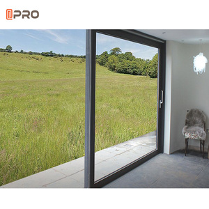 Bên Ngoài Thiết Kế Hiện Đại Cổng Tủ Quần Áo Trượt Kính Trượt Pháp Cửa Ra Vào Giá Hệ Thống Cửa Trượt Cho Patio - Product Image 5