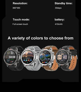 Nieuwe Dk68 Gps Smart Watch Met Spraakassistent Bt Call Sport Waterdicht Hartslagkompas Sos Smartwatch Led Light Horloge - Product Image 6