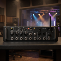 Console de mixage numérique professionnelle MR12 pour studio d'enregistrement, table de mixage numérique DJ, table de mixage audio multi-pistes