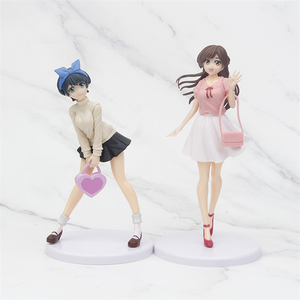 Nueva figurita japonesa <span class=keywords><strong>Rent</strong></span> <span class=keywords><strong>a</strong></span> <span class=keywords><strong>Girlfriend</strong></span> figuras Mizuhara Chizuru Ruka Sarashina modelo PVC Anime figura chica Anime estatua juguete - Product Image 3