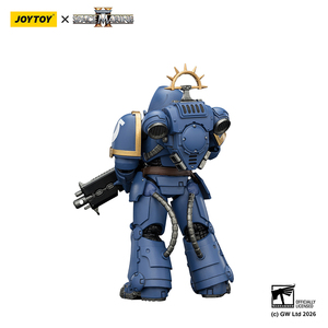 Figura de Acción Coleccionable Joytoy Dark Source <span class=keywords><strong>Warhammer</strong></span> 40k Edición Ultramarines Heavy Intercessor 1/18 con Accesorios - Product Image 2