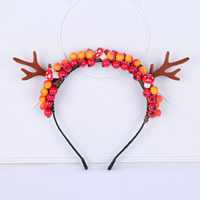Serre-têtes de Noël en gros pour enfants : Bandeaux de Père Noël, bois de renne, oreilles d'elfe, cornes pour bébés et enfants - Noël Navidad