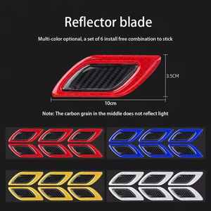 Tiras Reflectantes de Fibra de Carbono 3D para Coche, Pegatina Reflectora, Cinta de Advertencia de Seguridad para Camión, Accesorios Exteriores - Product Image 5