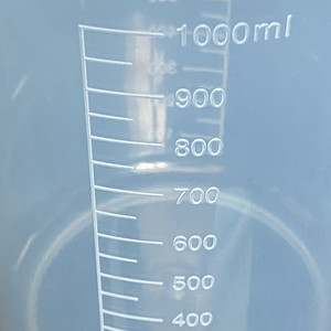 HAIJU LAB 1000ml Transparent <strong>Plastic</strong> PP Material Graduated <strong>Measuring</strong> Cup <strong>Beaker</strong> for Liquid Measure Jug Cup - Product Image 4