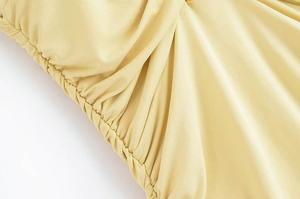 <span class=keywords><strong>MYST</strong></span> & ZA 2025 Robe Vintage pour Femmes Printemps Mode Sexy Dos Nu Col Licou Sans Manches Tempérament Robe Volants Nouveau - Product Image 4