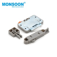 Sistema de Poleas de Acero y Plástico de Nailon para Puertas Correderas, con Rodamiento Suave para Uso en Armarios y Oficinas
