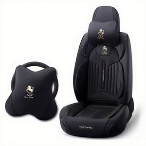 Quality Durable <b>Car</b> Interior Accessories Universal Sport 9-Piece <b>Leather</b> <b>Car</b> <b>Seat</b> <b>Cover</b> All-Season Complete Set - Product Image 3
