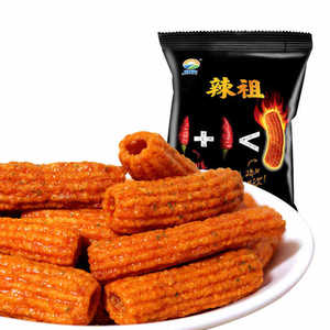 Tiras de pastel picantes, aperitivos informales inflados, 100g, importación de Corea, nueve días, tiras de arroz fritado, sabor a fideos de Turquía - Product Image 1