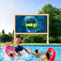 2025 tendances chaudes Wupro 200 pouces écran de Projection arrière extérieur 4K UHD 16:9 PVC souple blanc mat écran de projecteur gonflable
