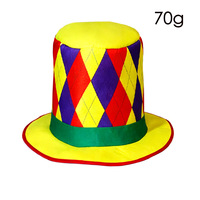 Chapeau de clochard coloré à motifs de cartes à jouer pour enfants et adultes, chapeau de fête amusant, chapeau de clown de carnaval, casquette de célébration de festival