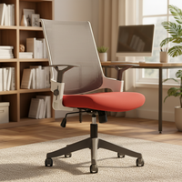 Accoudoir élévateur personnalisé en gros Chaise ergonomique en maille de bureau avec roulettes pour salle de réunion exécutive