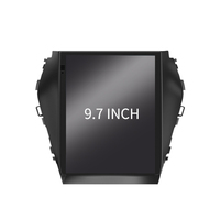 Bosstar Tesla Style 10.4 pouces Android autoradio GPS Navigation lecteur DVD unité principale pour Hyundai Santa Fe Ix45 2013-2016