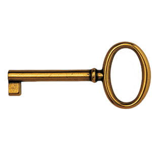 LLAVE MUEBLE '33706' 34x73mm-Latón Antiguo - Product Image 1