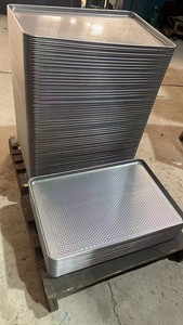 Bandeja de Horno Rectangular de Acero Inoxidable con Superficie Lisa, Apta para Uso en Horno, Segura para Alimentos, Ecológica y Apta para Lavavajillas, Suministro Directo de Fábrica - Product Image 3