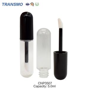 Tube de brillant à lèvres vide à faible MOQ, contenants de brillant à lèvres noirs, contenants de brillant à lèvres de 5 ml, fournitures d'emballage pour brillant à lèvres - Product Image 1
