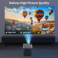 Vente en gros d'usine Projecteurs Full Hd 4K Home Cinéma Smart Tv Android 11 WIFI Projecteur de jeux vidéo Projecteur de téléphone portable pour l'extérieur