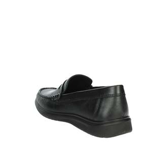 Mocassins pour homme 751160 en cuir marron, chaussures décontractées à enfiler - Product Image 2