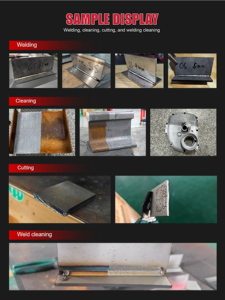 เครื่องเชื่อมเลเซอร์<span class=keywords><strong>แบบ</strong></span>พกพาสำหรับงานอุตสาหกรรมความแม่นยำสูงสำหรับโลหะ 1500W 2000W เครื่องเชื่อมไฟเบอร์เลเซอร์แบบมือถือ 4 in <span class=keywords><strong>1</strong></span> - Product Image 4