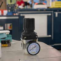 STNC Ventes Flash : Régulateur d'air équivalent AR 0-10 bars avec fonction anti-retour pour système pneumatique d'automatisation