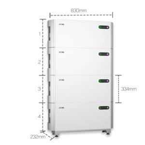 Batterie murale SAJ Solar pour stockage d'énergie 5 kWh IP65, communication CAN pour stockage d'énergie hors réseau/hybride - Product Image 3